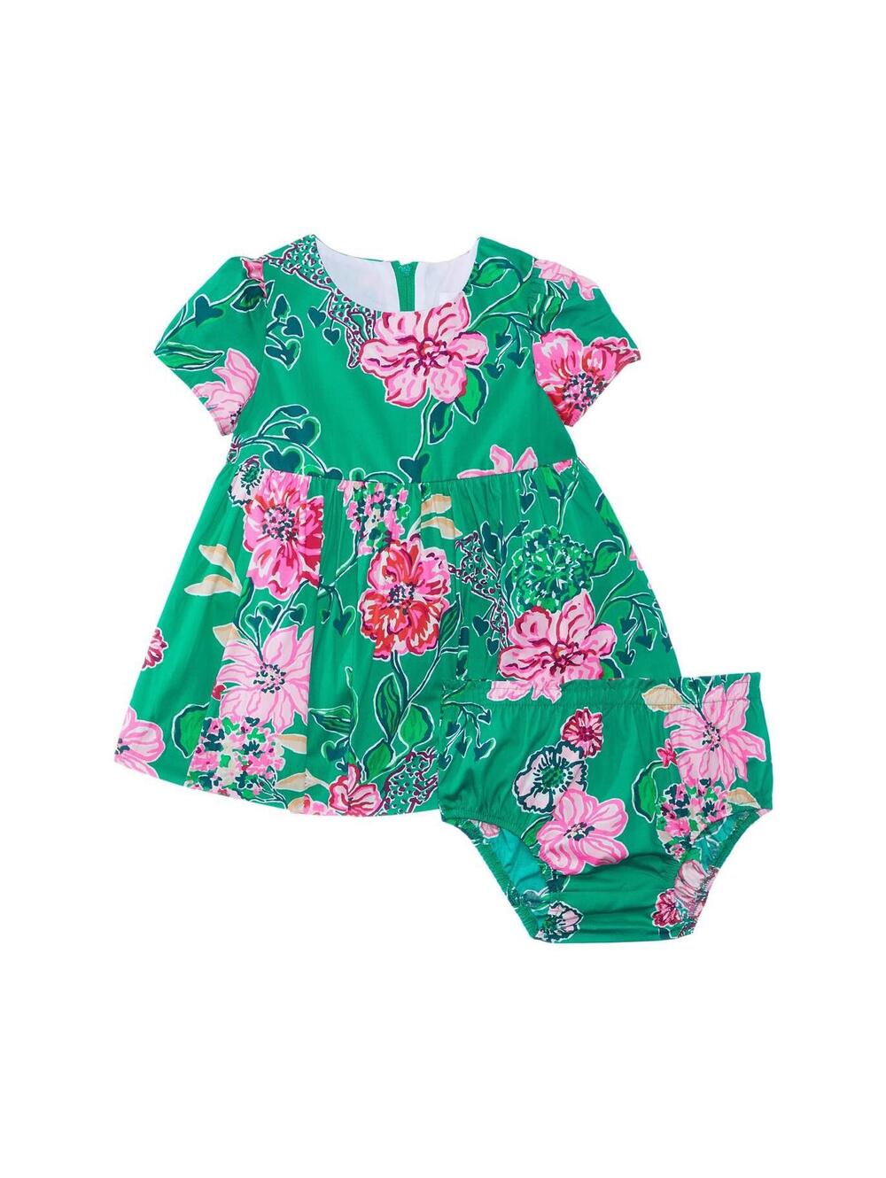 Lilly Pulitzer Girls Kelce Dress (Toddlers), Multi Safari Sanctuary 12/18 Months